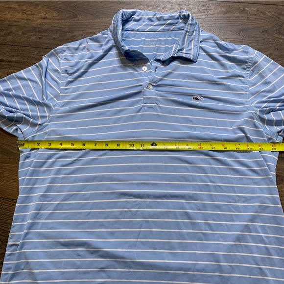 Vineyard Vines Blue Striped‎ Short Sleeve Mens Size M - Picture 4 of 7